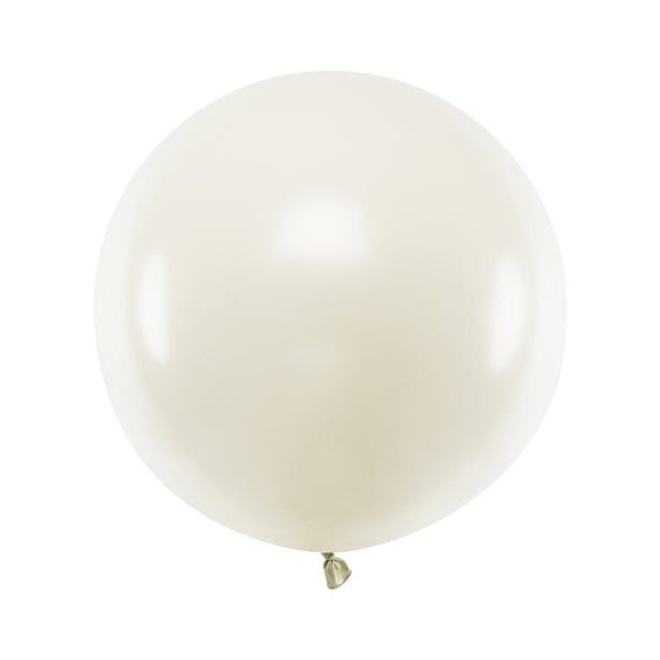 Jumbo balon - Pastel light cream, 60 cm