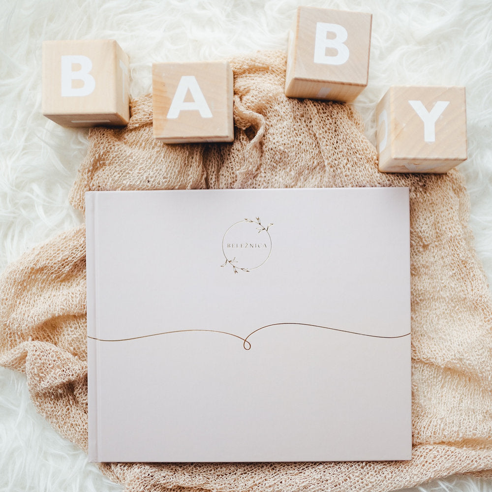 Baby beležnica (dojenčkov dnevnik) - Bež