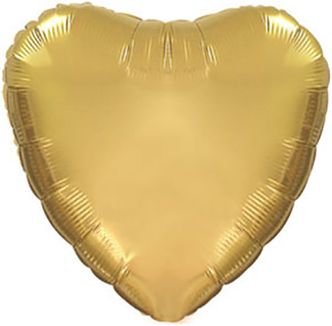 Balon folija - Srček, Gold (81 cm)