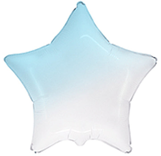 Balon folija - Zvezda, Modra Ombre (81 cm)