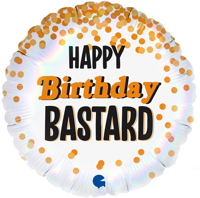 Balon happy birthday bastard