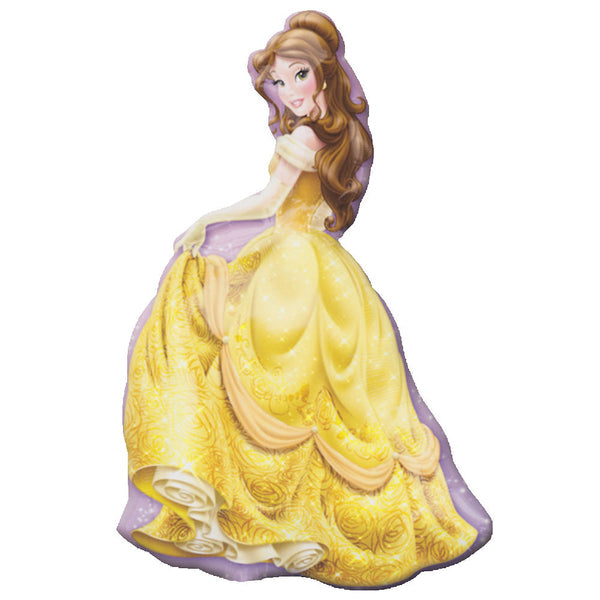 Disney princesa Belle. Lepotica in zver. Princeske. Princeskina zabava. Bell. Balon. Helij balon. 