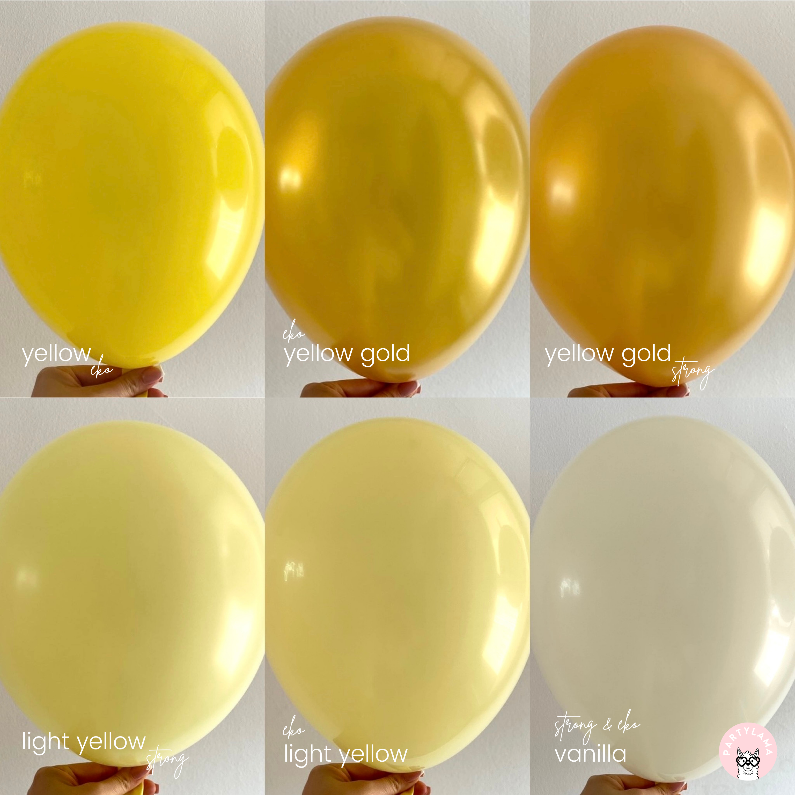 baloni rumeni zlati rojstni dan