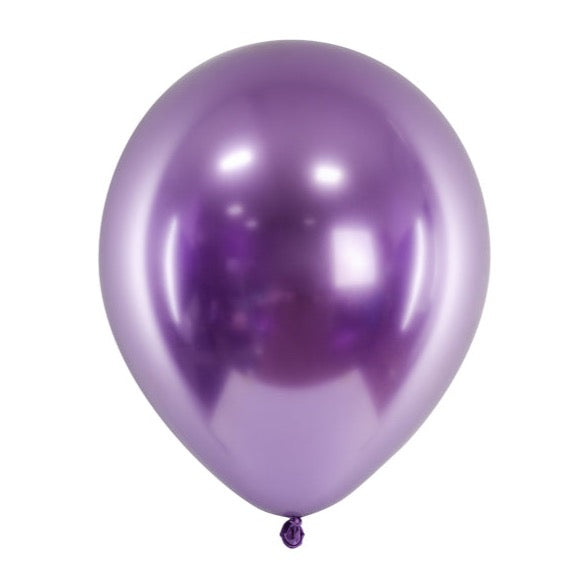 glossy vijolicni lila baloni