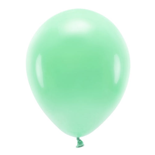 Eko pastelni baloni, mint, baloni za rojstni dan
