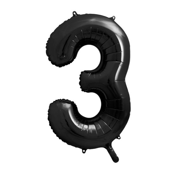 Napihljiv folija balon v obliki števila 3