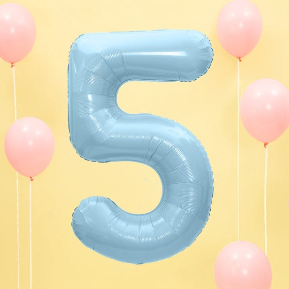Balon folija v obliki števila