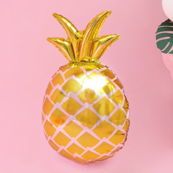 Balon v obliki ananansa, zlat