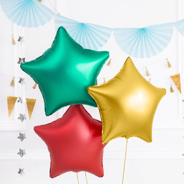 Balon folija zvezda, zlata
