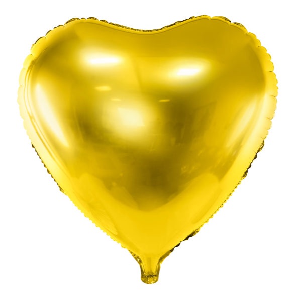 balon zlat srček