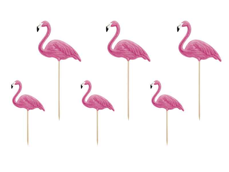 Cake topperji - Flamingo