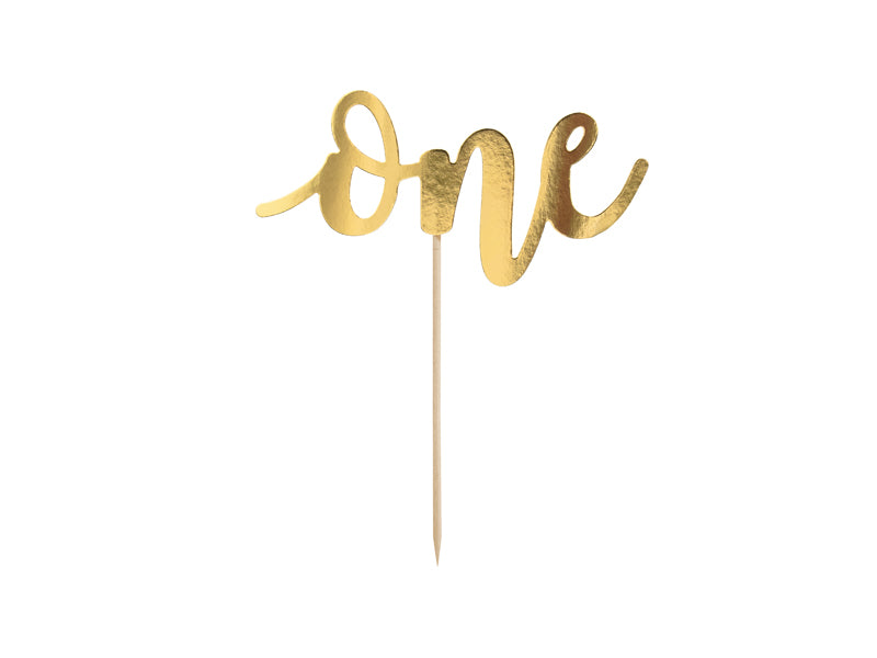 Cake topper - One