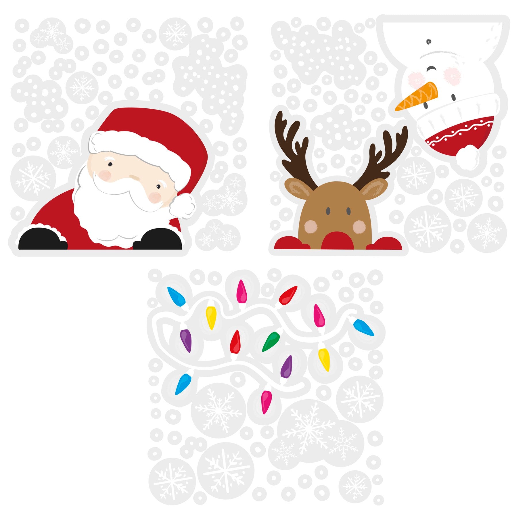 Nalepke Ginger Ray - Santa & Reindeer