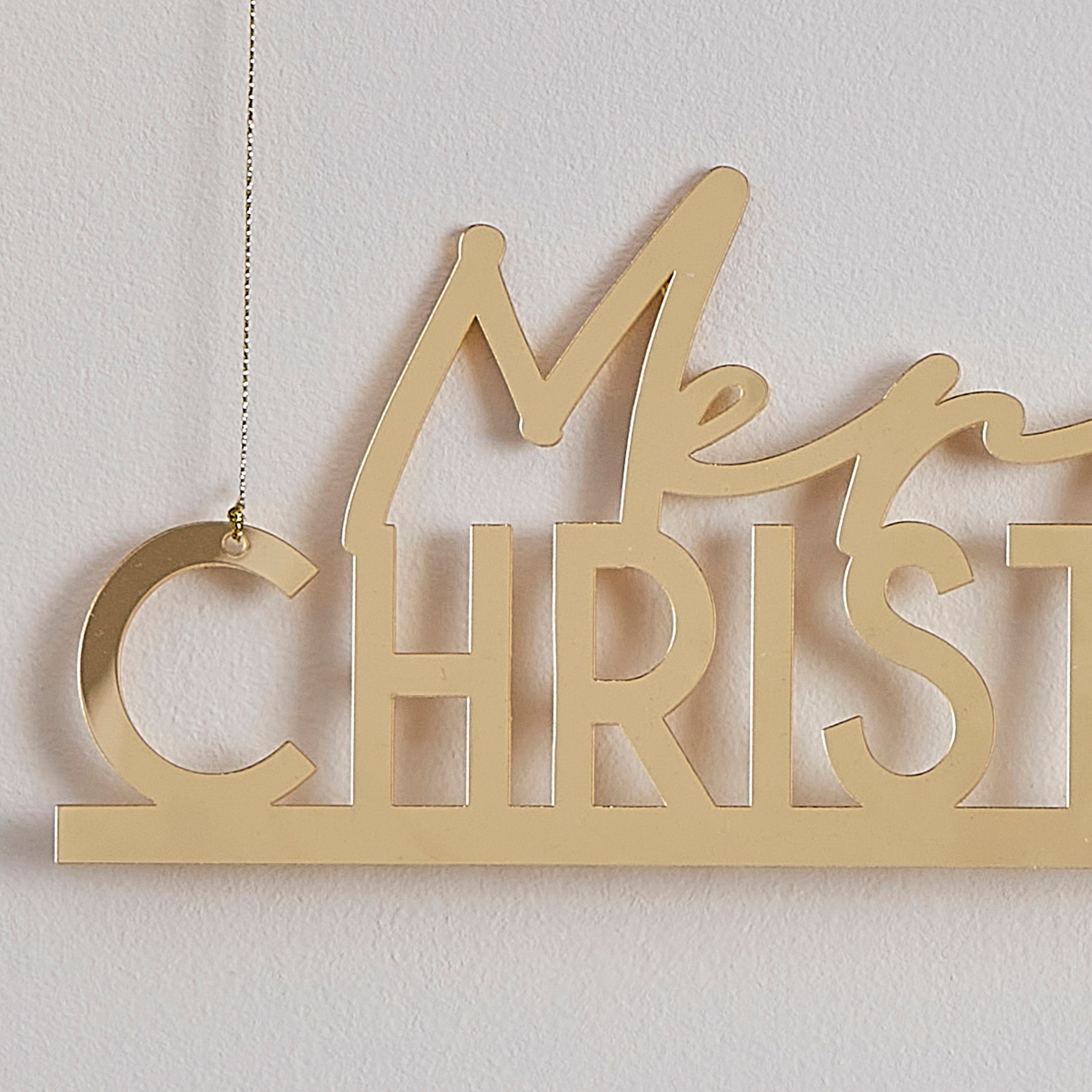 Viseča dekoracija Ginger Ray - Merry Christmas