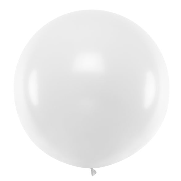 velik bel balon 