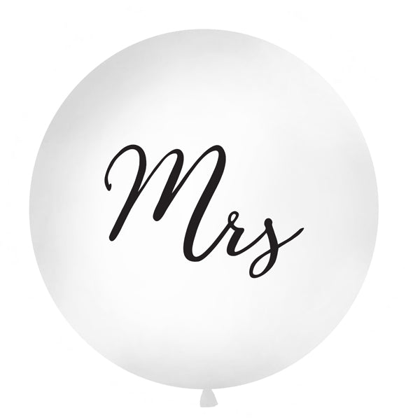 Jumbo balon - Mrs, 100 cm
