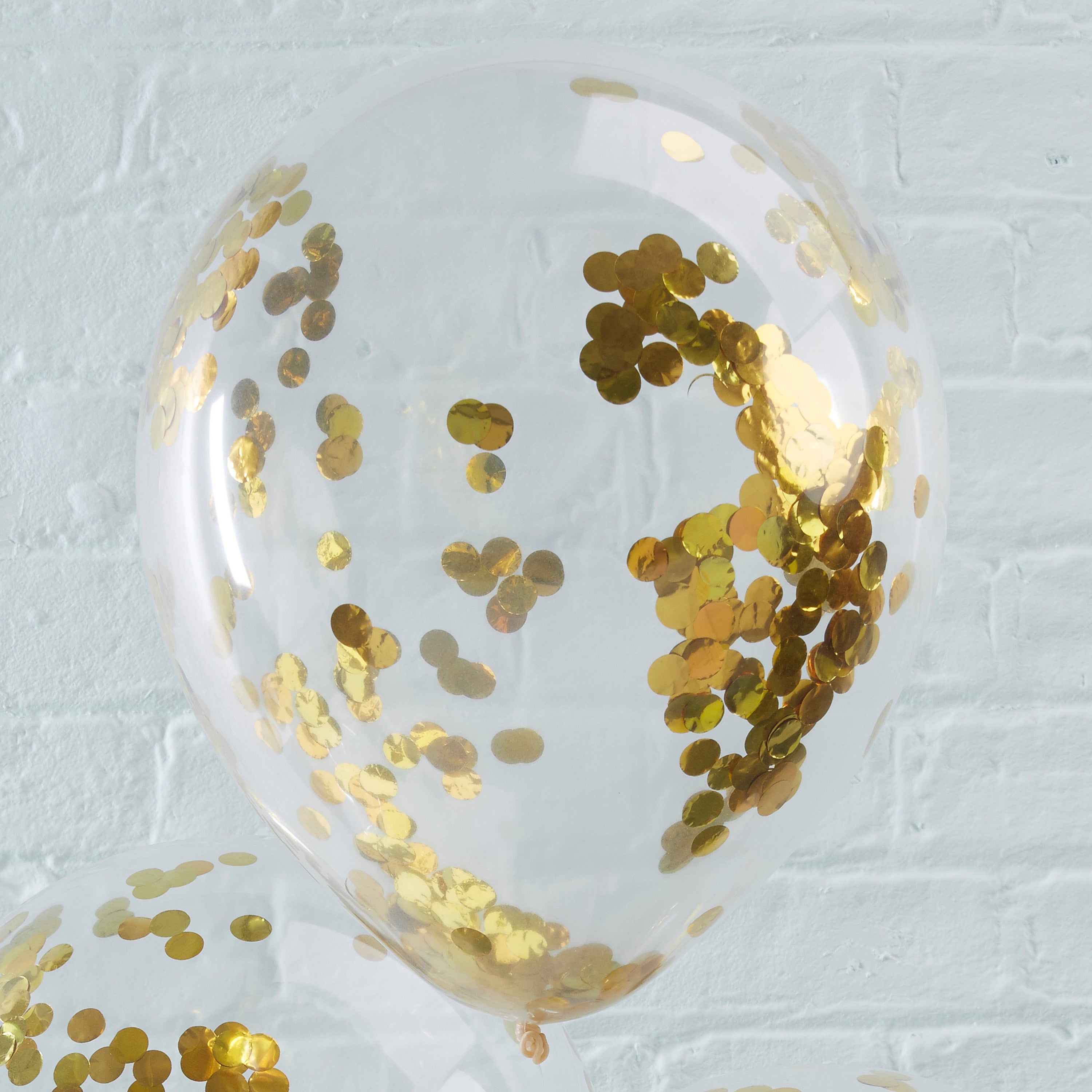 Baloni s konfeti Ginger Ray - Gold