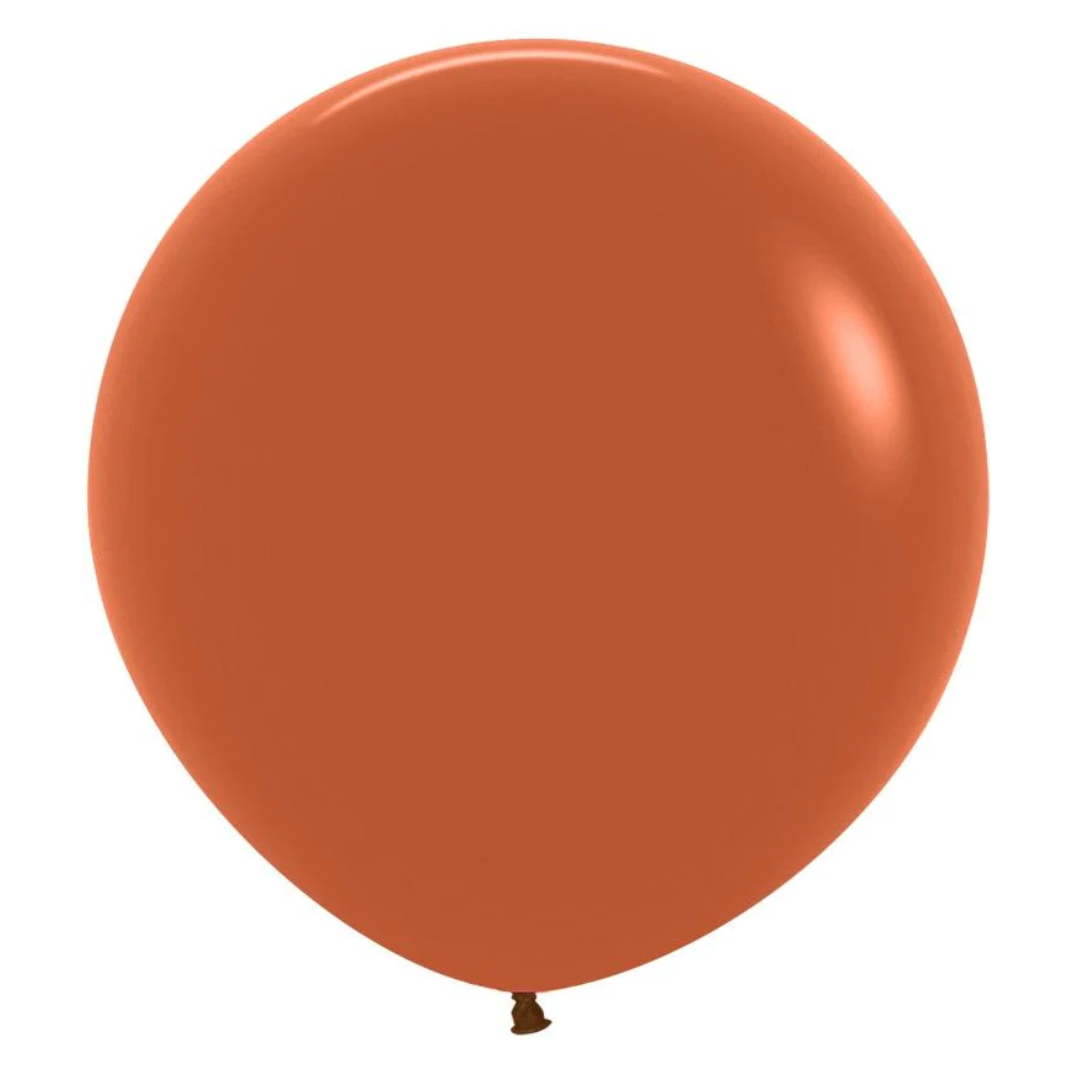 Jumbo balon - Terracotta, 60 cm