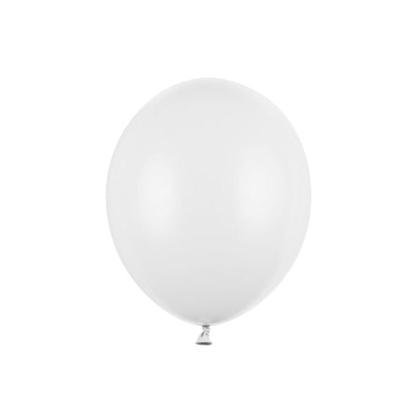 Baloni Mini - Pastel Pure White, 100 kos