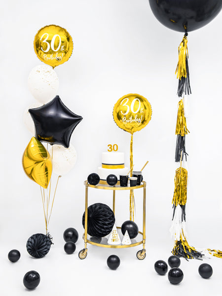 Baloni Mini - Pastel Black, 100 kos