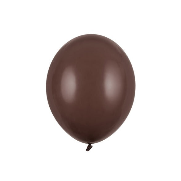 Baloni Mini - Pastel Cocoa Brown, 100 kos