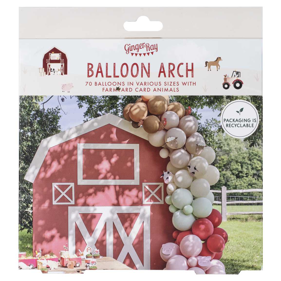 Lok iz balonov Ginger Ray - Farm Party